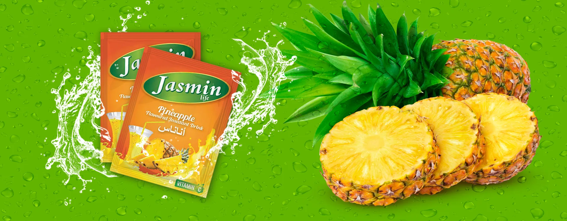 Jasmin Life Ananas aromalı toz içecek