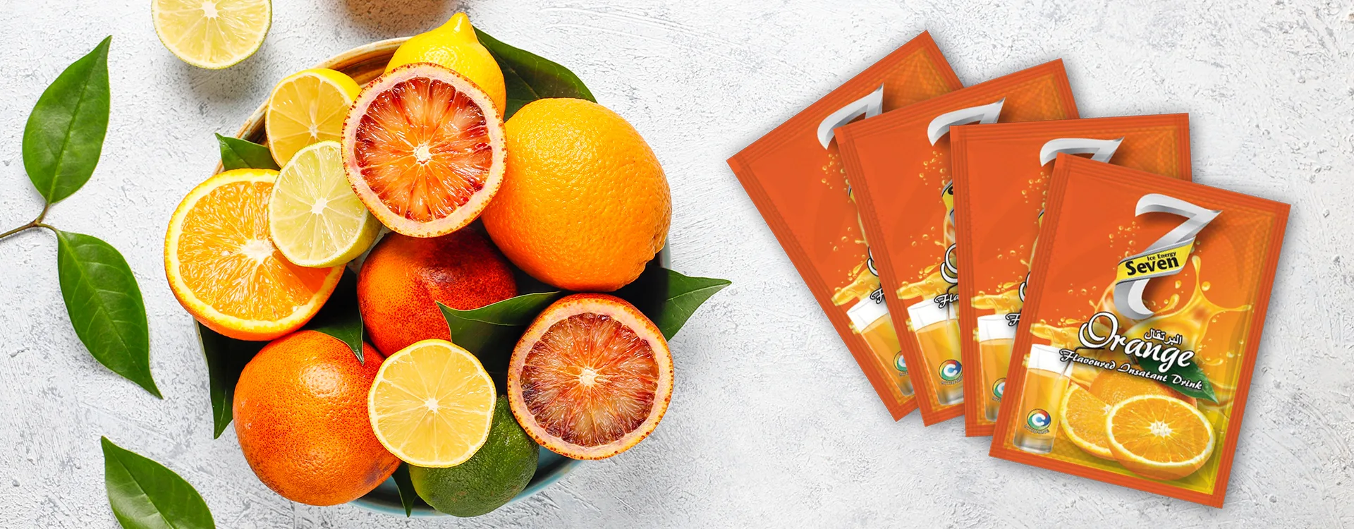 Portakal aromalı toz içecek aromalı toz içecek