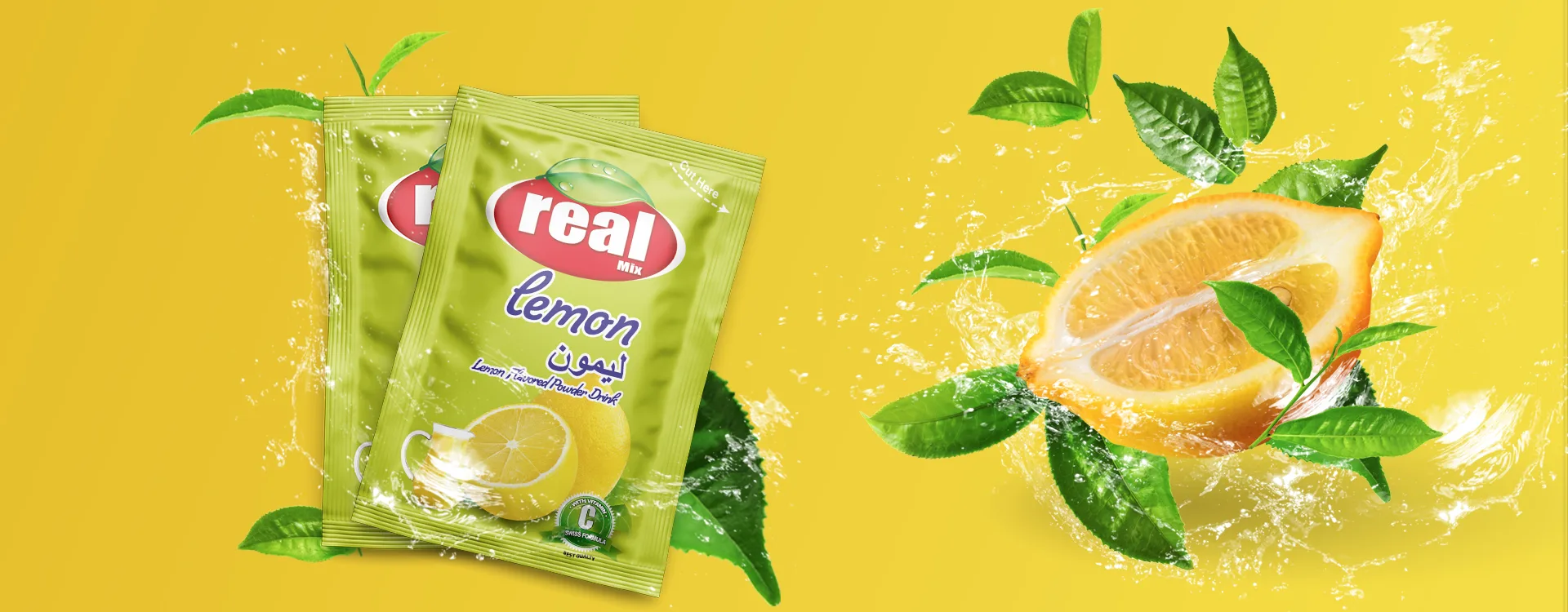 Real Mix Limon aromalı toz içecek