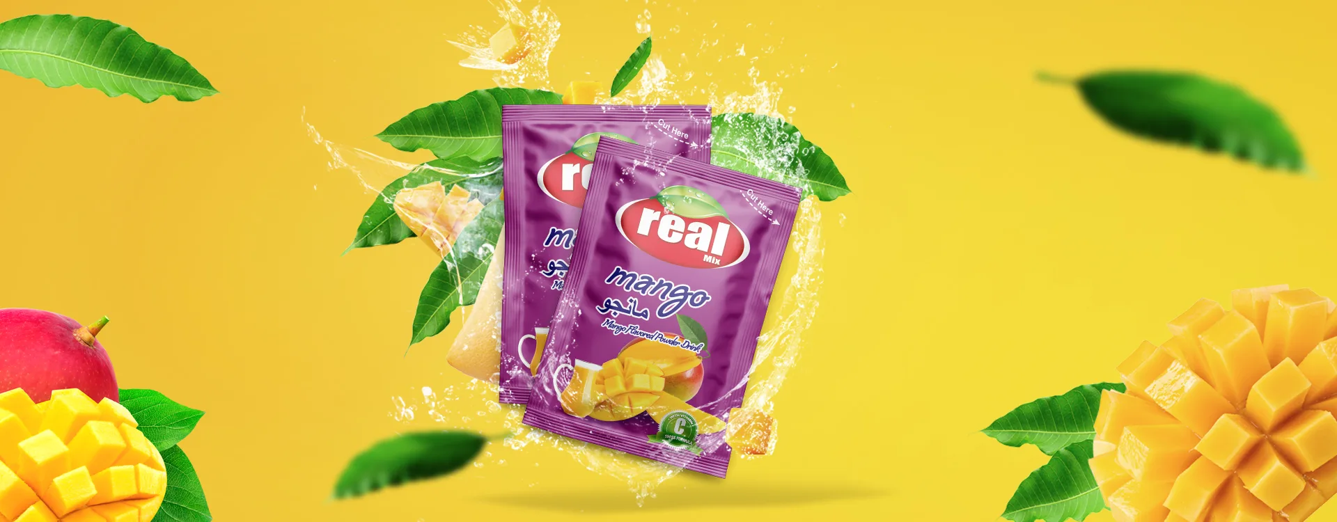 Real Mix Mango aromalı toz içecek